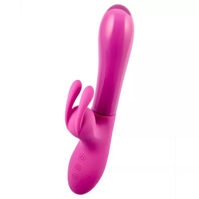 Hott Love Extreme Enchanted Glass Rabbit Vibrator at Spencer's