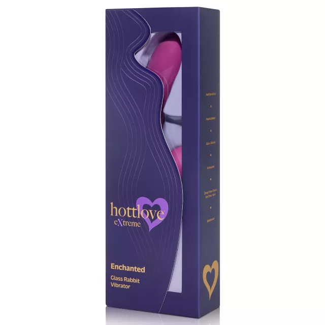 Hott Love Extreme Enchanted Glass Rabbit Vibrator at Spencer's
