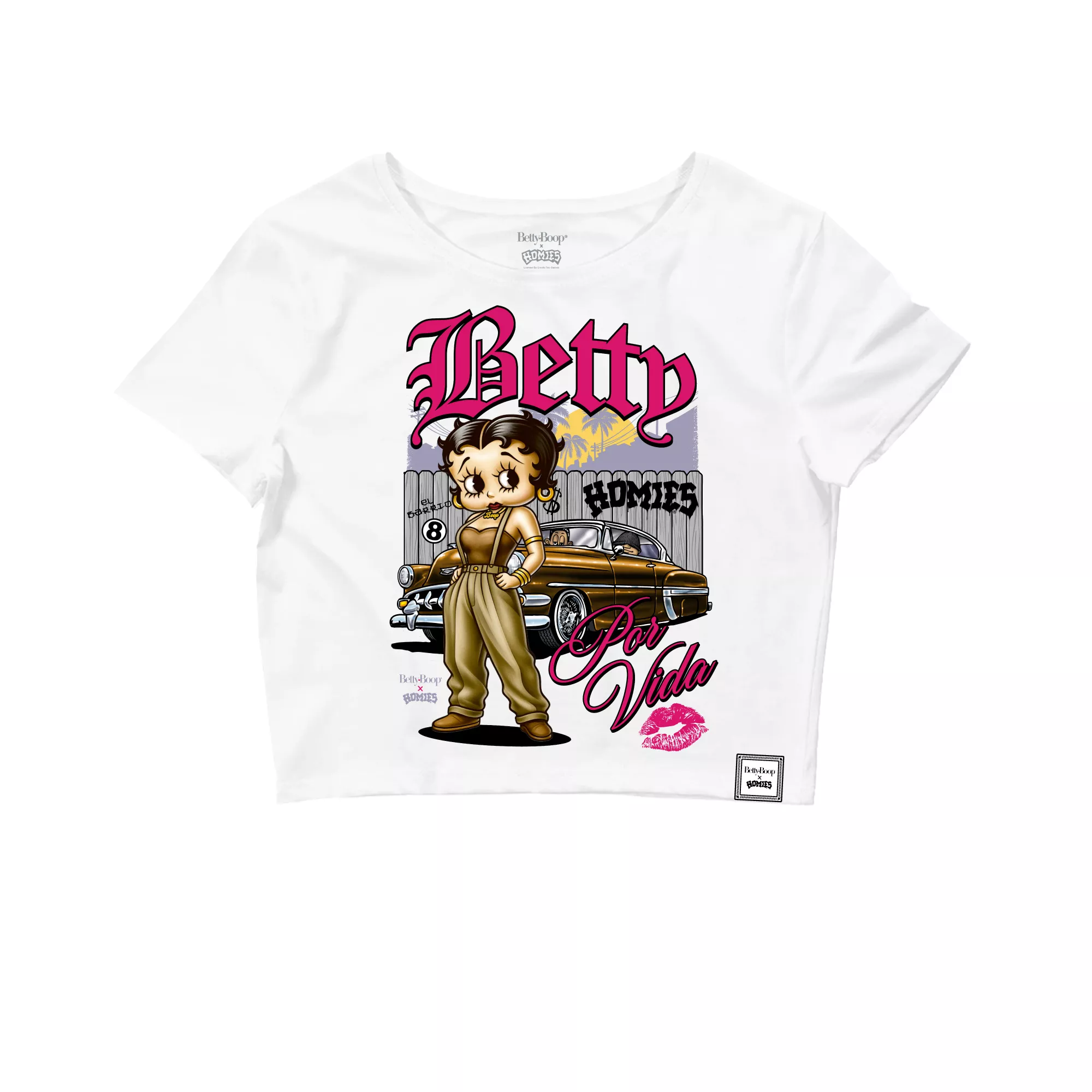Betty Boop x Homies Por Vida Baby T Shirt at Spencer's