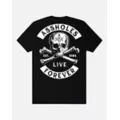 Assholes Live Forever Skull T Shirt at Spencer's
