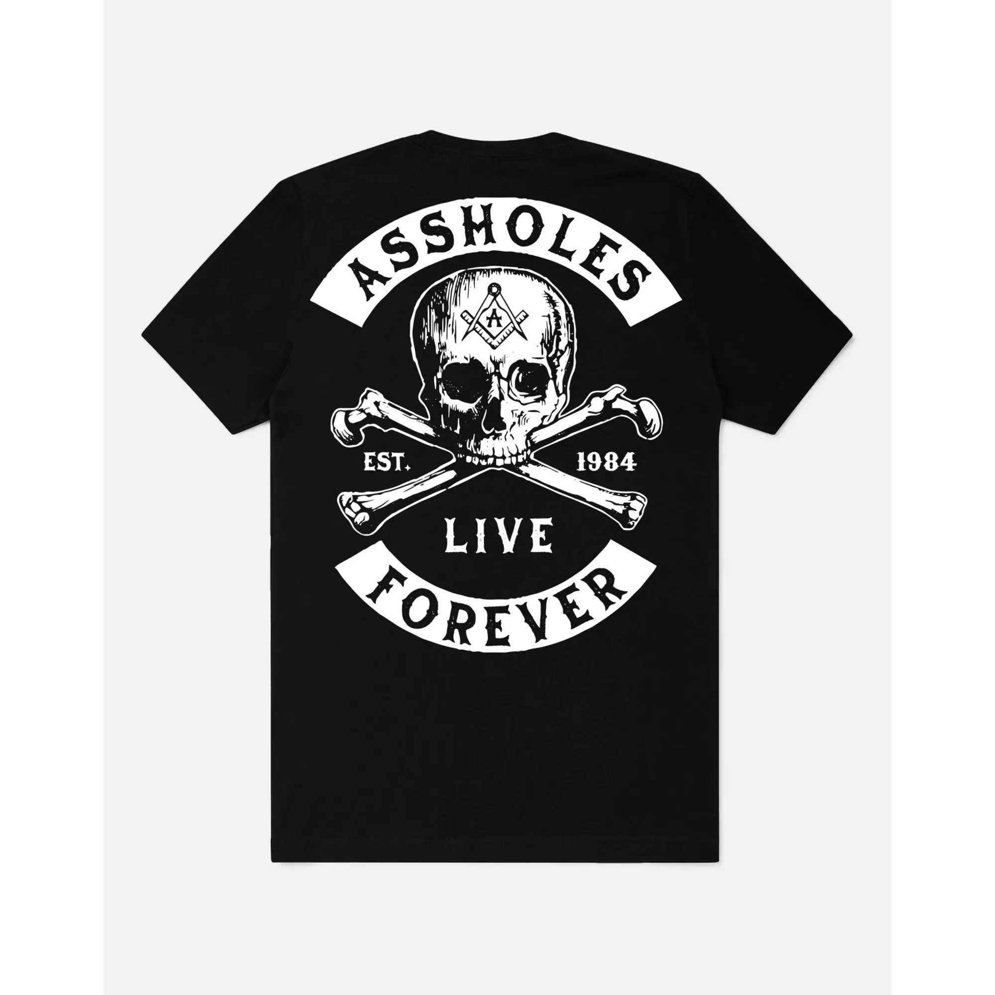 Assholes Live Forever Skull T Shirt at Spencer's