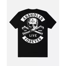 Assholes Live Forever Skull T Shirt at Spencer's
