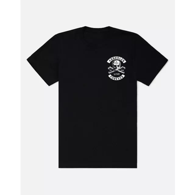 Assholes Live Forever Skull T Shirt at Spencer's