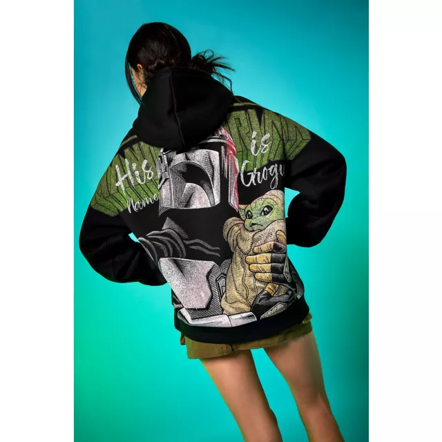 Mando and Grogu Hoodie - The Mandalorian at Spencer's