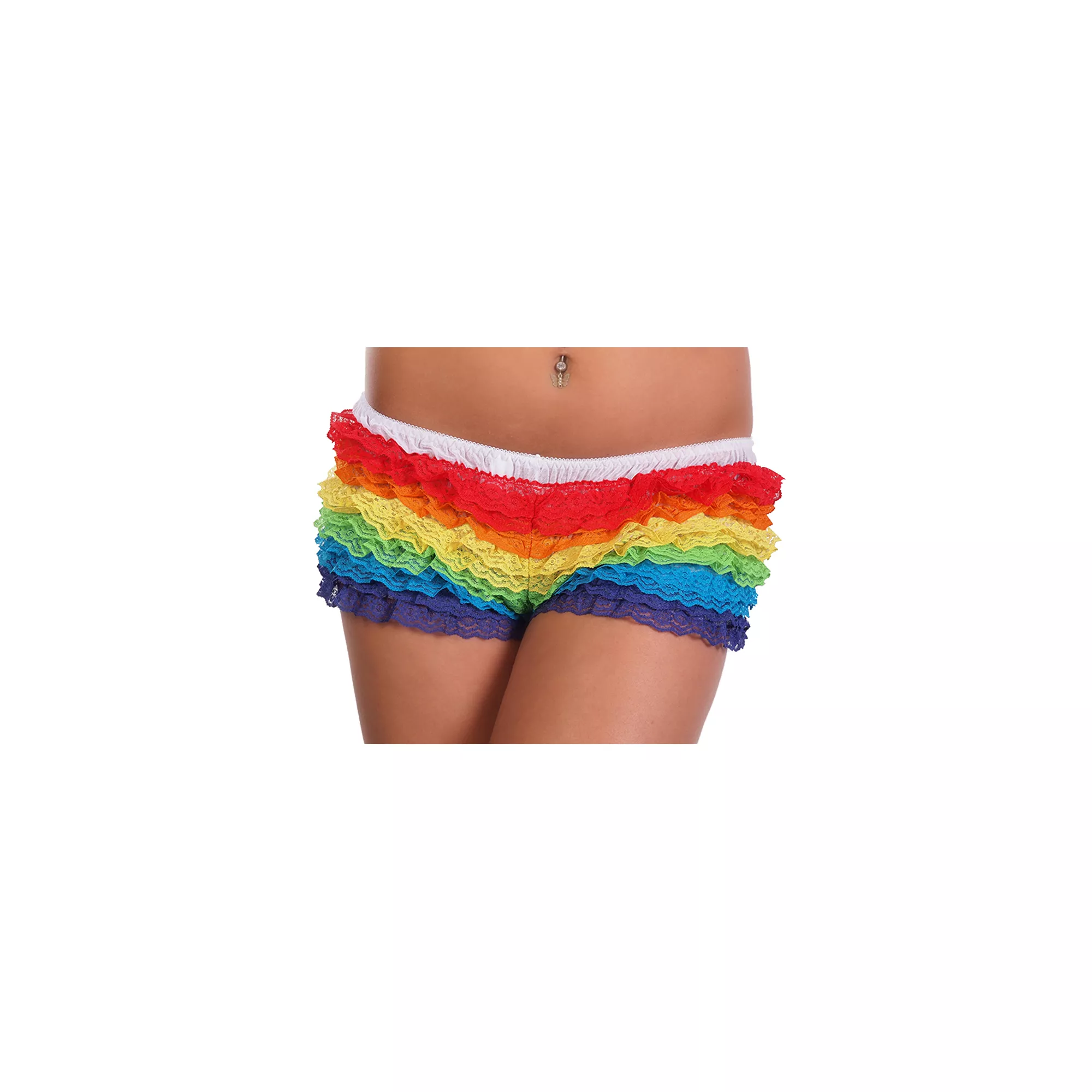 Rainbow Ruffle Bloomers at Spencer's