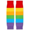 Rainbow Knit Leg Warmers at Spencer's