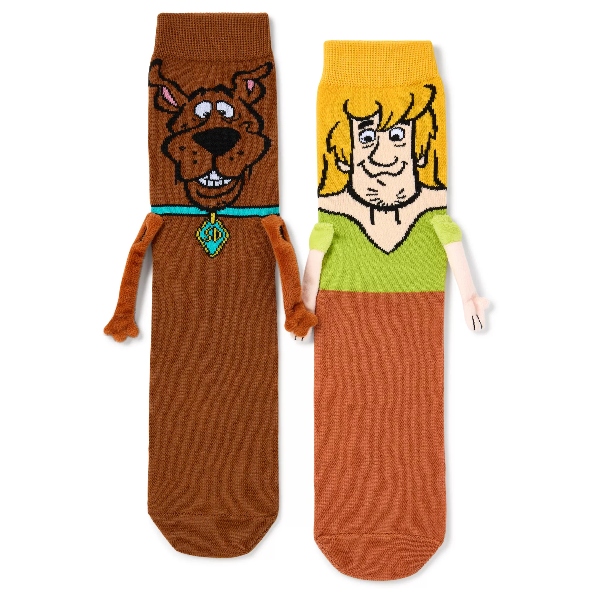 Scooby-Doo and Shaggy 3D Crew Socks at Spencer's