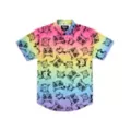 Rainbow Cat Pride Party Button Up Shirt at Spencer's