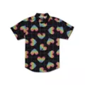 Pastel Hearts Pride Button Up Shirt at Spencer's