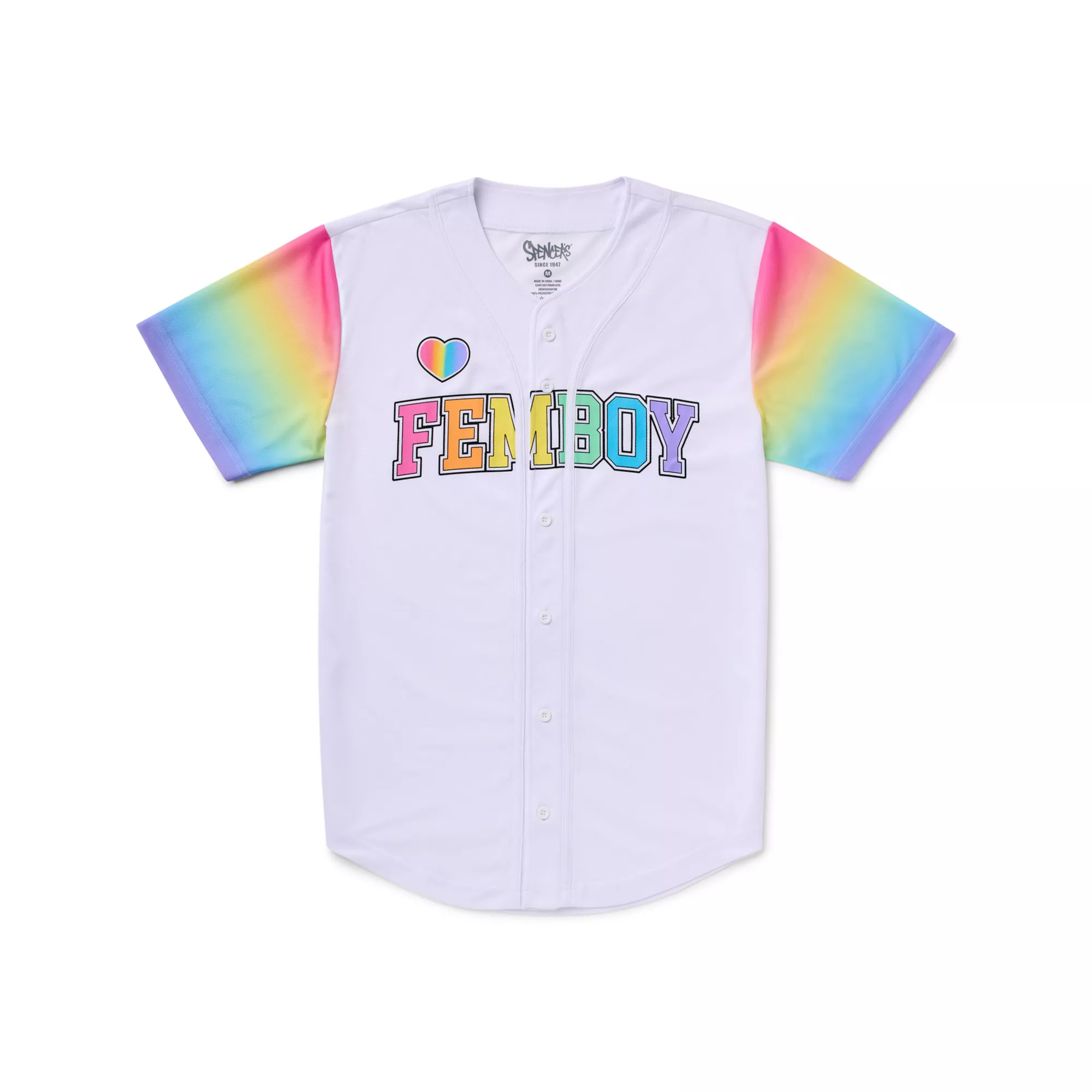 Femboy Pride Baseball Jersey at Spencer's