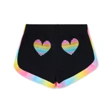 Pastel Hearts Pride Dolphin Shorts at Spencer's