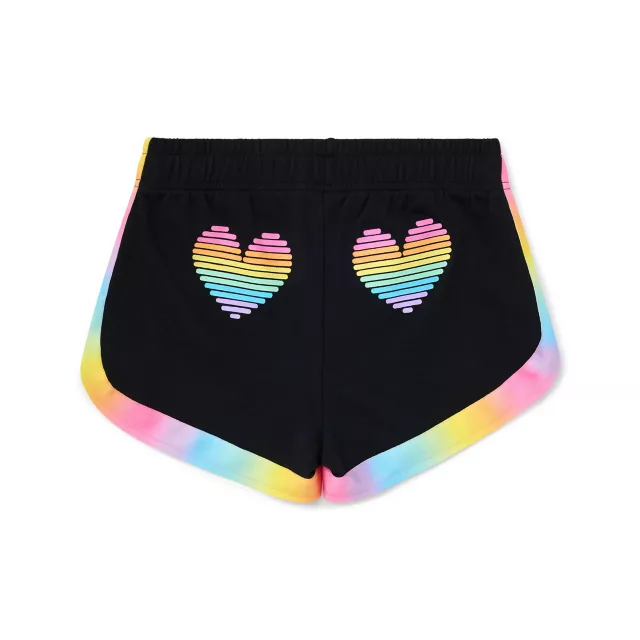 Pastel Hearts Pride Dolphin Shorts at Spencer's