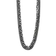 Hematite Basic Chain Necklaces - 2 Pack at Spencer's