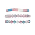Multi-Pack Transgender Pride Mixed Bracelets - 3 Pack at Spencer's