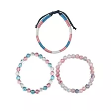 Multi-Pack Transgender Pride Mixed Bracelets - 3 Pack at Spencer's