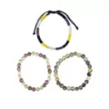 Multi-Pack Nonbinary Pride Mixed Bracelets - 3 Pack at Spencer's