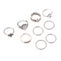 Multi-Pack Moon Star Opal-Effect Assorted Rings - 9 Pack at Spencer's