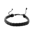 Black and Red Beaded and Braided Cord Cross Bracelets - 3 Pack at Spencer's