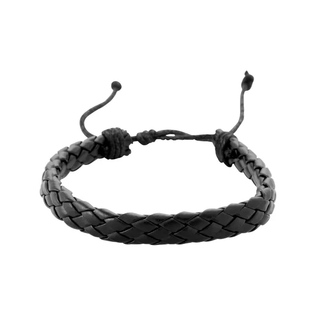 Black and Red Beaded and Braided Cord Cross Bracelets - 3 Pack at Spencer's