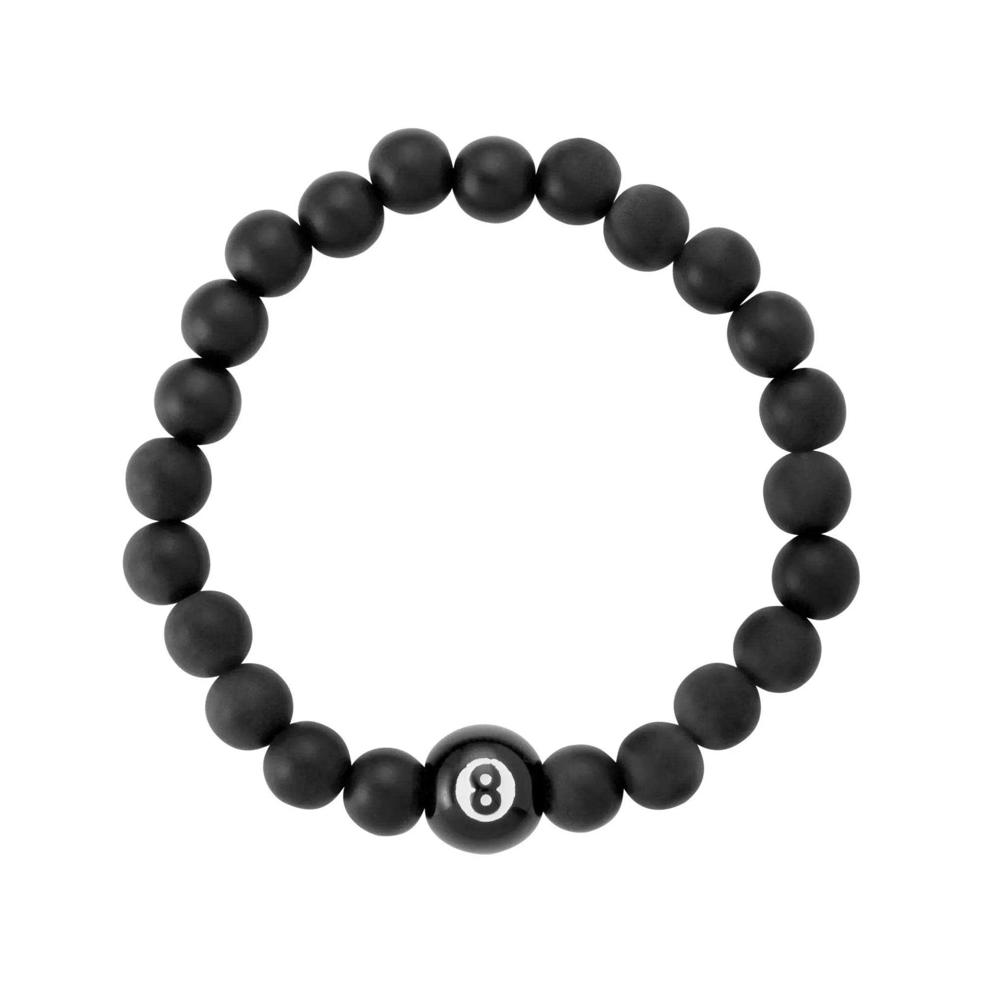 Multi-Pack Gothic Charm Black and Silver-Tone Bracelets - 5 Pack