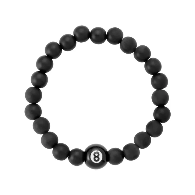 Multi-Pack Gothic Charm Black and Silver-Tone Bracelets - 5 Pack at Spencer's