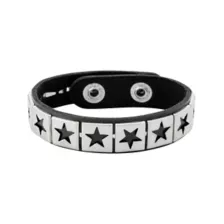 Multi-Pack Gothic Charm Black and Silver-Tone Bracelets - 5 Pack at Spencer's