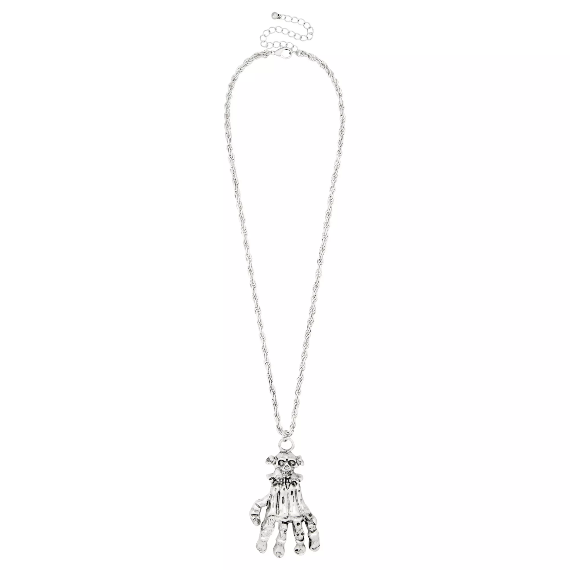 Skull Hand Pendant Chain Necklace