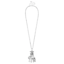 Skull Hand Pendant Chain Necklace at Spencer's