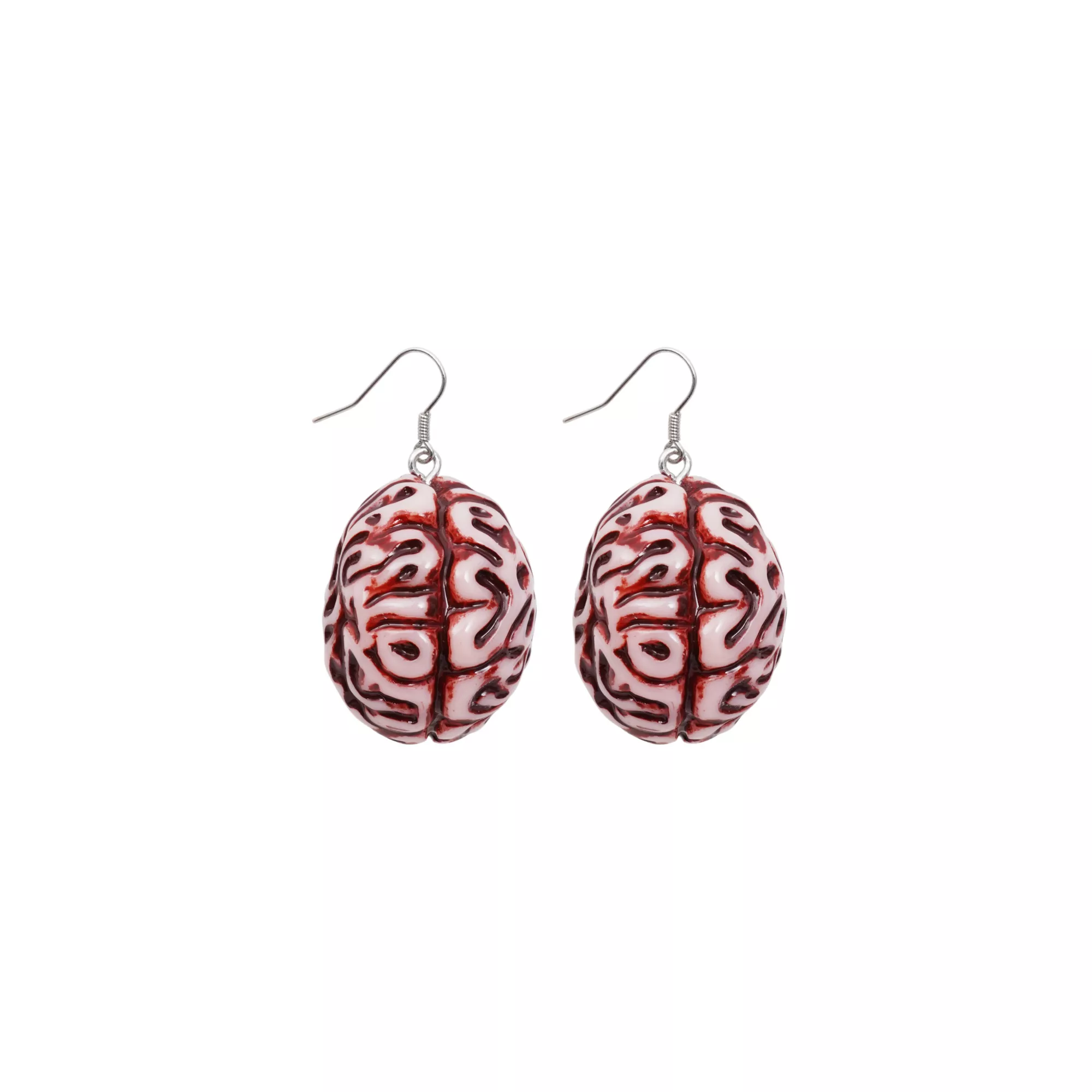 Bloody Brain Dangle Earrings - 18 Gauge at Spencer's