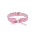 Pink Lace Double Bow Choker Necklace at Spencer's