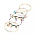 Multi-Pack Fairytale Mixed Bracelets - 5 Pack at Spencer's