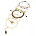 Multi-Pack Flower Garden Mixed Bracelets - 5 Pack at Spencer's