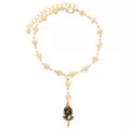 Multi-Pack Flower Garden Mixed Bracelets - 5 Pack at Spencer's
