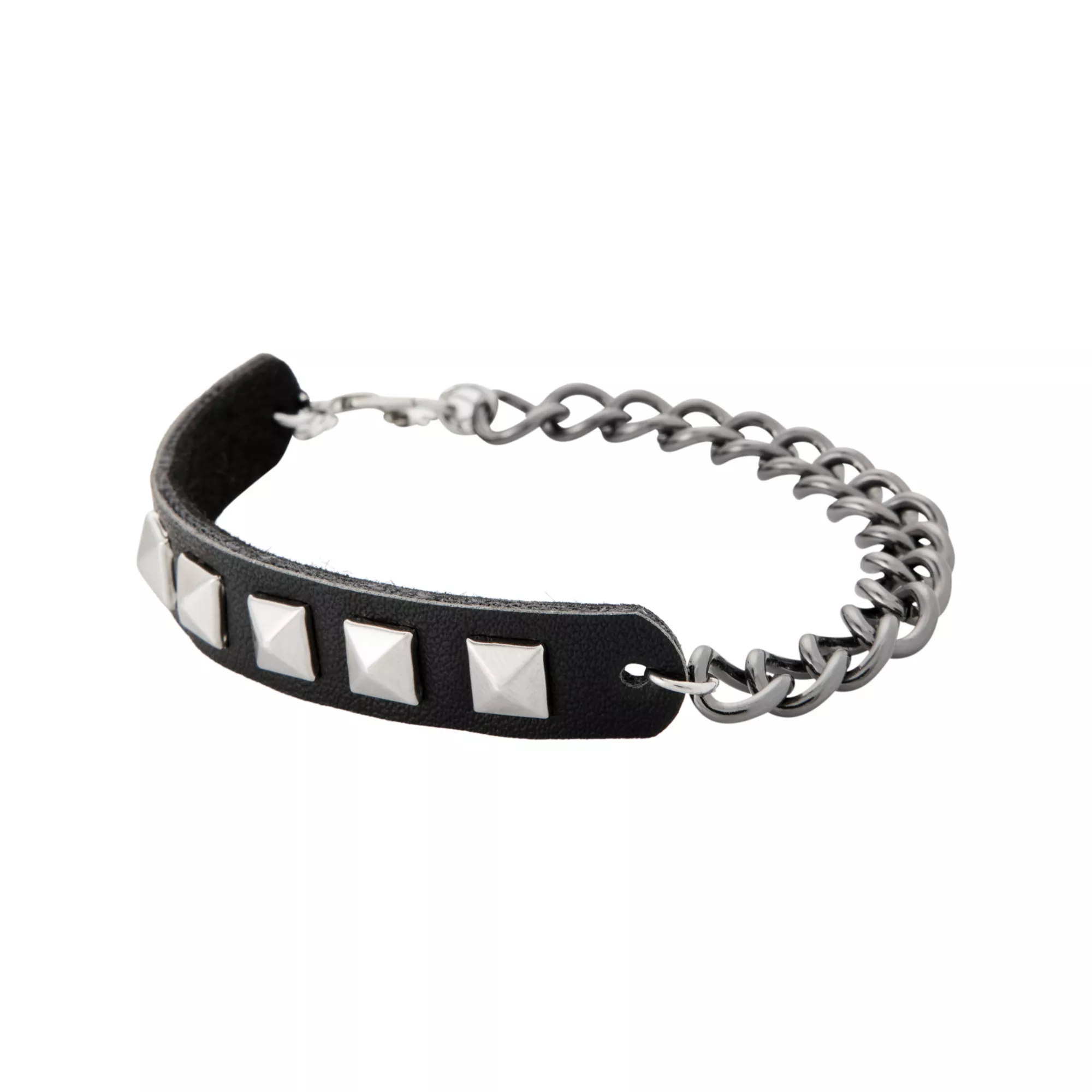 Multi-Pack Spiked Scorpion and Skull Stud Silver-Tone Bracelets - 4 Pack