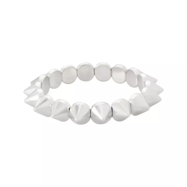 Multi-Pack Spiked Scorpion and Skull Stud Silver-Tone Bracelets - 4 Pack at Spencer's