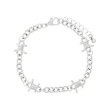 Multi-Pack Cross and Skull Mixed Bracelets - 5 Pack at Spencer's