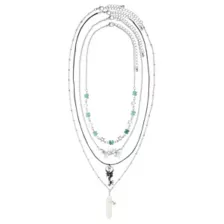 Star Fairy Key Pendant Layered Necklace at Spencer's