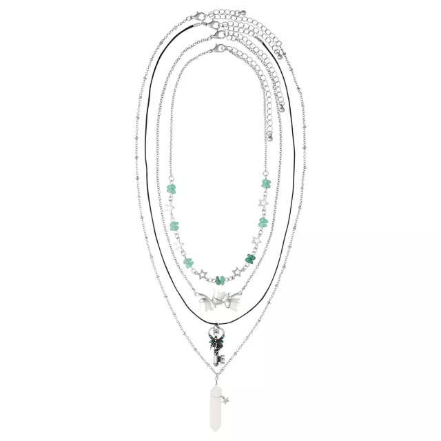 Star Fairy Key Pendant Layered Necklace at Spencer's