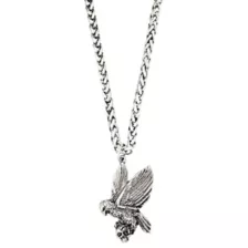 Flying Bird Pendant Necklace at Spencer's