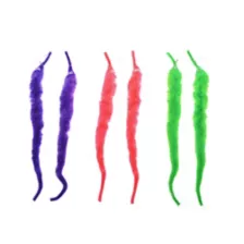 Multi-Pack Neon Wiggly Worm Drop Earrings - 3 Pack at Spencer's