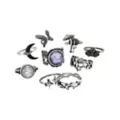 Multi-Pack Celestial Cottagecore Assorted Rings - 9 Pack at Spencer's