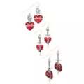 Multi-Pack Sacred Heart Dangle Earrings - 3 Pair at Spencer's