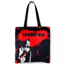 Terrifier Blood Splatter Fleece Blanket and Plush Tote at Spencer's