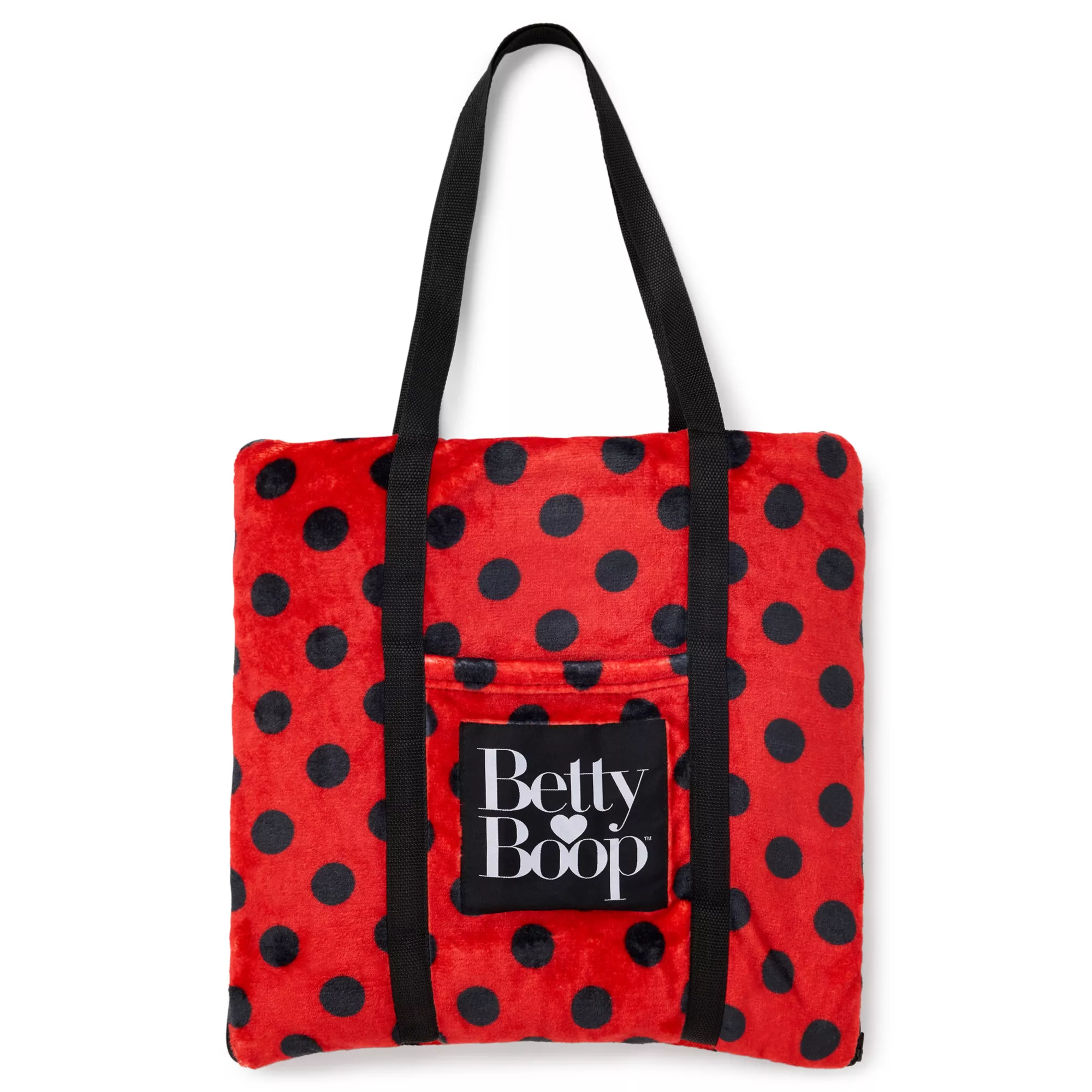 Betty Boop Polka Dot Tote Throw Blanket at Spencer's
