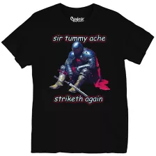 Sir Tummy Ache T Shirt at Spencer's