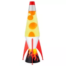 14.5 Inch Rocket Ship Lava Lamp at Spencer's