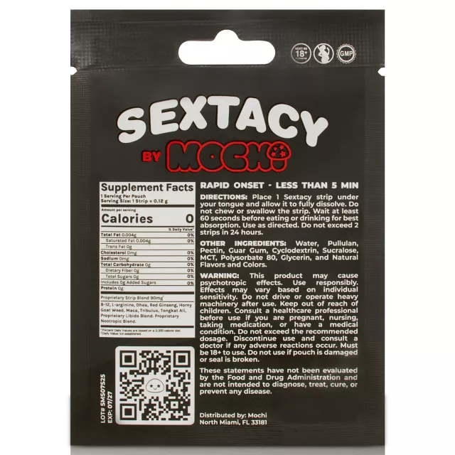 Sextacy by Mochi Sublingual Strip at Spencer's