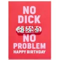 No Dick No Problem Cherry Bullet Vibrator Birthday Card at Spencer's