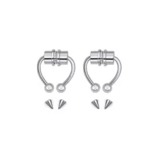 Multi-Pack Ball and Spike Magnetic Fake Horseshoe Rings - 2 Pack at Spencer's