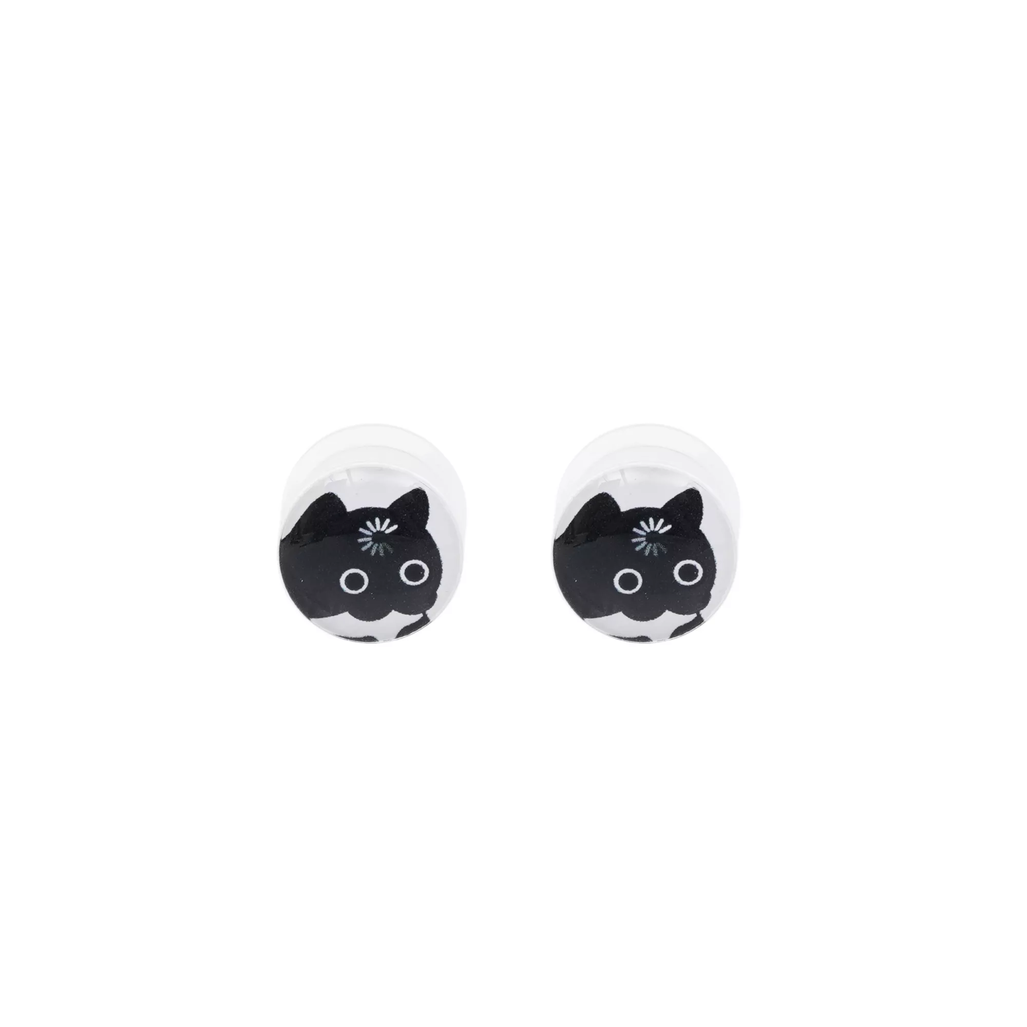 Acrylic Black Cat Loading Plugs